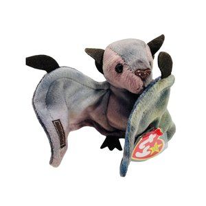 TY Beanie Babies Collection Tie Dye Batty Pellet Body Vintage 1998 Birth 1996